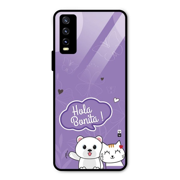 Hola Bonita Metal Back Case for Vivo Y20 2021