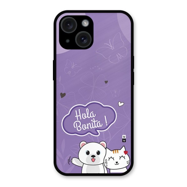 Hola Bonita Metal Back Case for iPhone 15