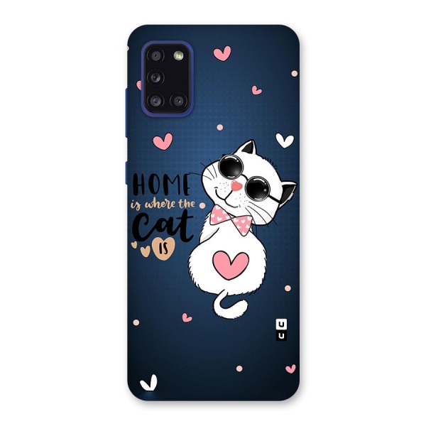 Home Where Cat Back Case for Galaxy A31