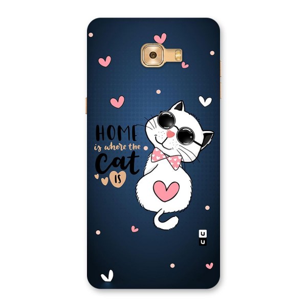 Home Where Cat Back Case for Galaxy C9 Pro