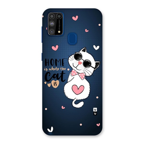 Home Where Cat Back Case for Galaxy F41