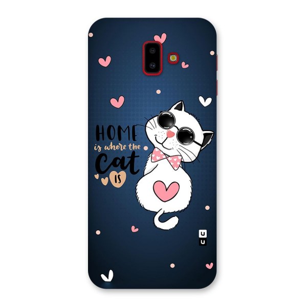 Home Where Cat Back Case for Galaxy J6 Plus