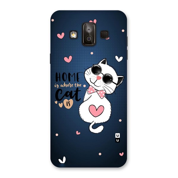 Home Where Cat Back Case for Galaxy J7 Duo