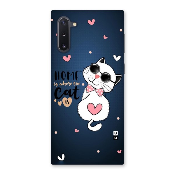 Home Where Cat Back Case for Galaxy Note 10