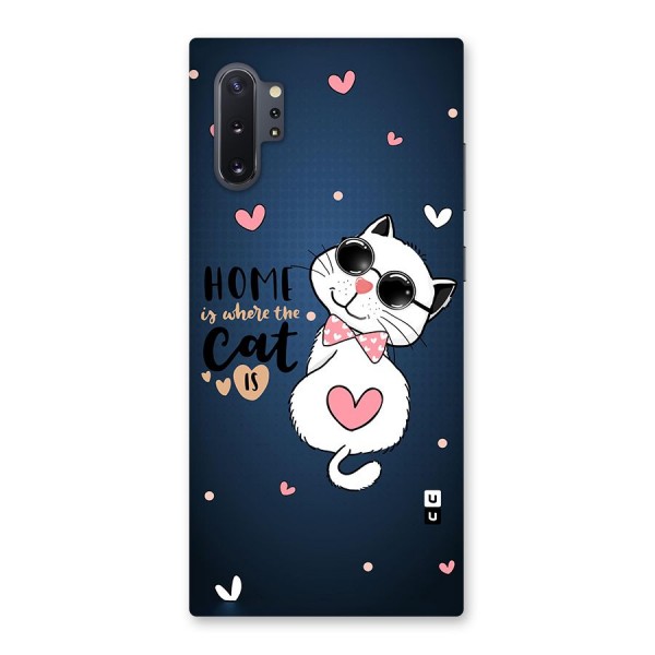 Home Where Cat Back Case for Galaxy Note 10 Plus