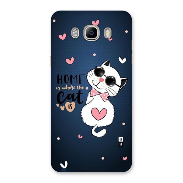 Home Where Cat Back Case for Galaxy On8