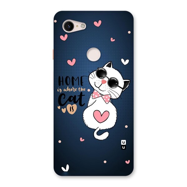 Home Where Cat Back Case for Google Pixel 3 XL