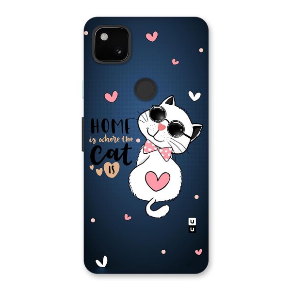 Home Where Cat Back Case for Google Pixel 4a