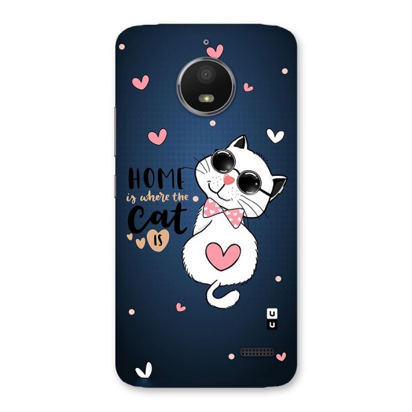 Home Where Cat Back Case for Moto E4