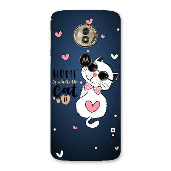 Home Where Cat Back Case for Moto G6 Play