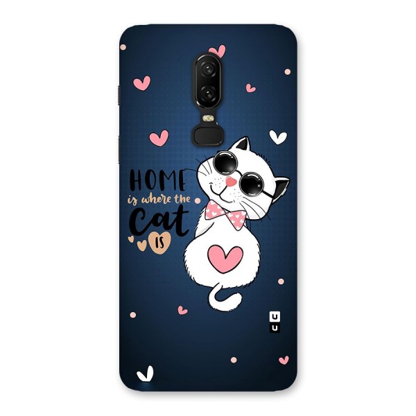 Home Where Cat Back Case for OnePlus 6