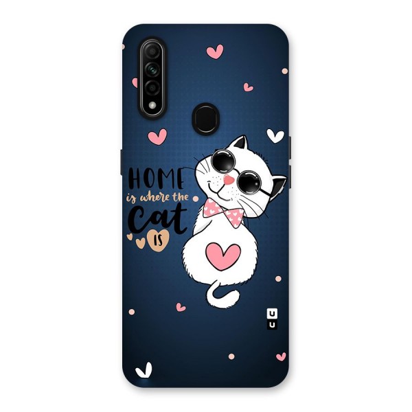 Home Where Cat Back Case for Oppo A31