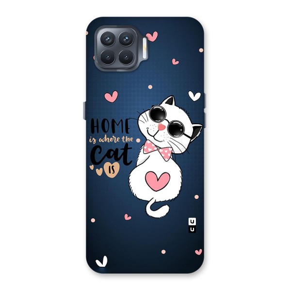 Home Where Cat Back Case for Oppo F17 Pro