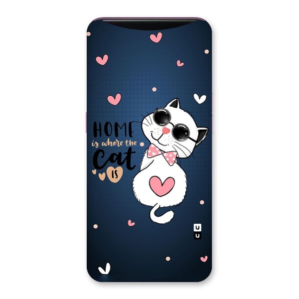 Home Where Cat Back Case for Oppo Find X