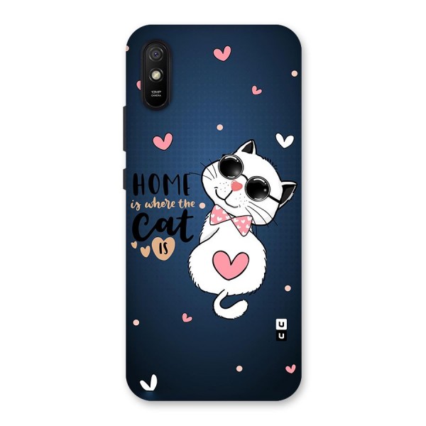 Home Where Cat Back Case for Redmi 9i