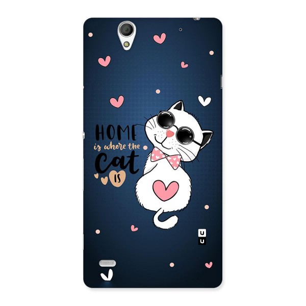 Home Where Cat Back Case for Sony Xperia C4