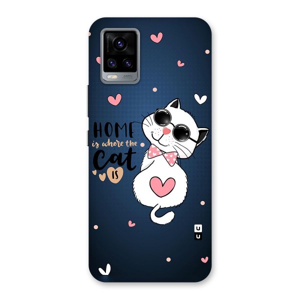 Home Where Cat Back Case for Vivo V20