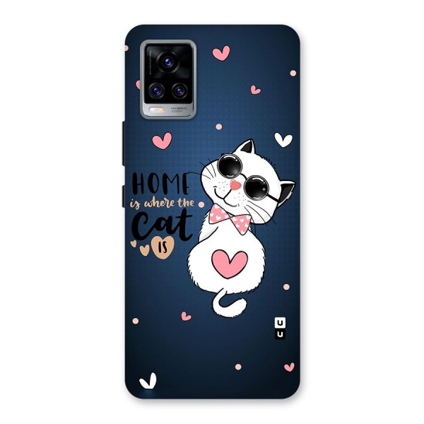 Home Where Cat Back Case for Vivo V20 Pro