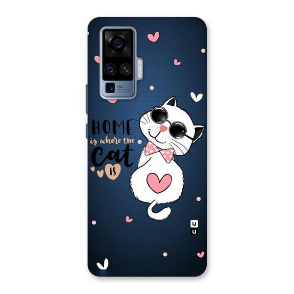 Home Where Cat Back Case for Vivo X50 Pro