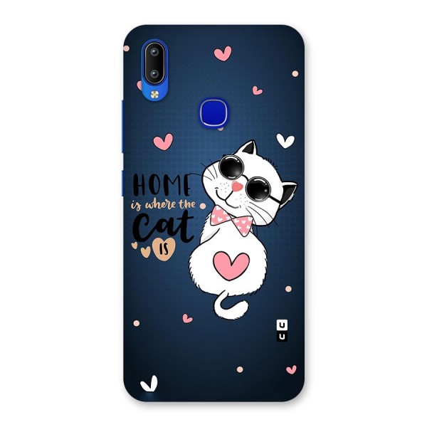 Home Where Cat Back Case for Vivo Y91