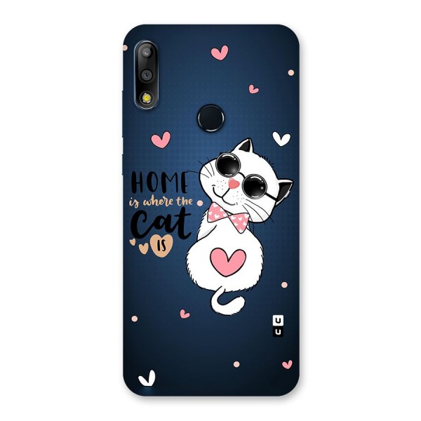 Home Where Cat Back Case for Zenfone Max Pro M2