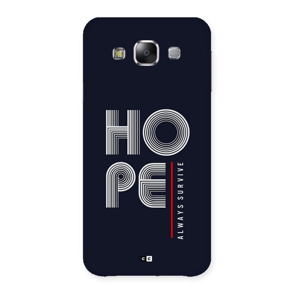 Hope Survives Back Case for Galaxy E5