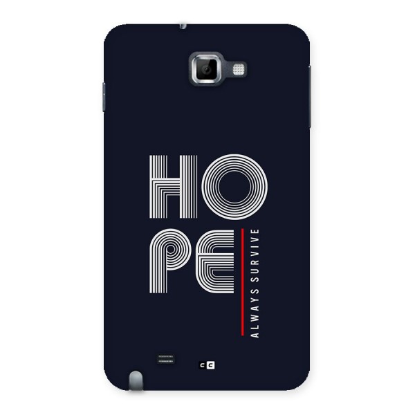 Hope Survives Back Case for Galaxy Note