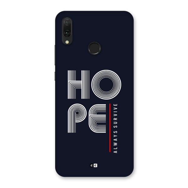 Hope Survives Back Case for Huawei Y9 (2019)