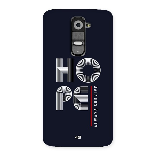 Hope Survives Back Case for LG G2