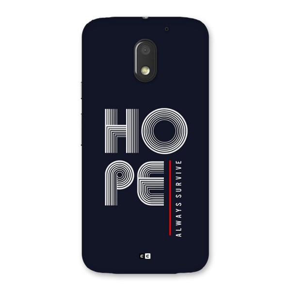 Hope Survives Back Case for Moto E3 Power