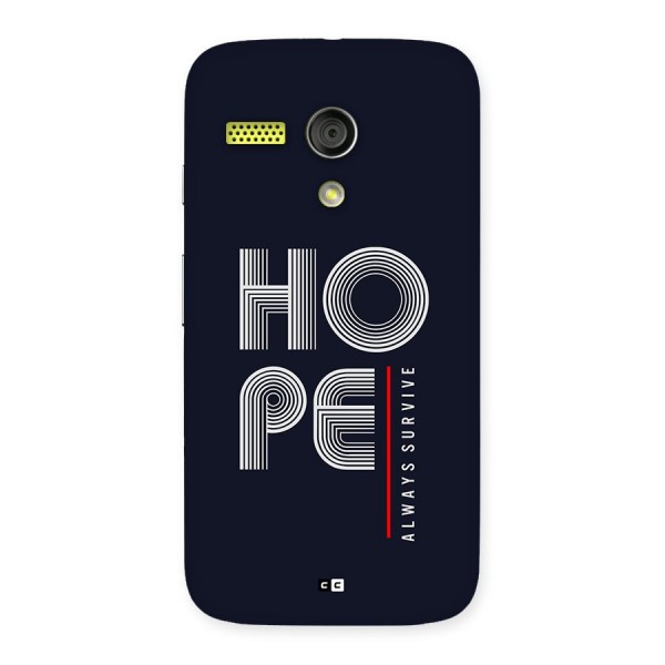 Hope Survives Back Case for Moto G