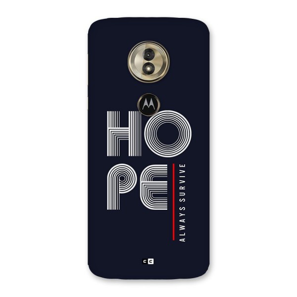 Hope Survives Back Case for Moto G6 Play