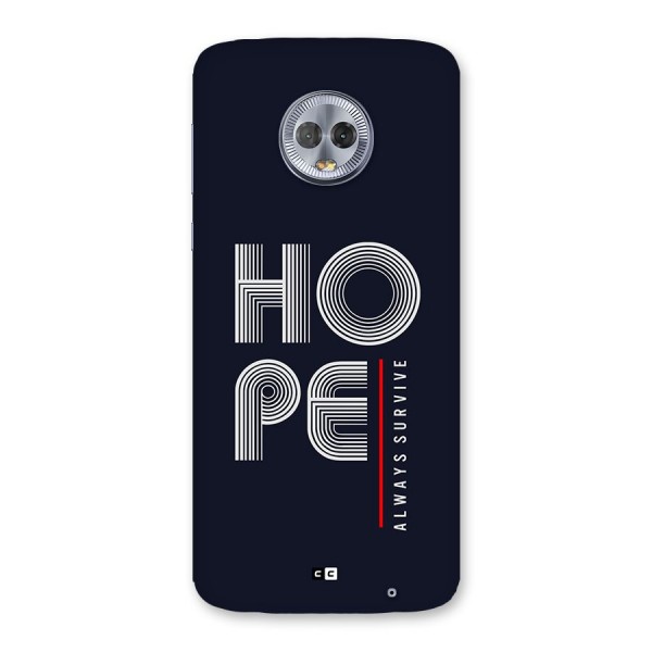 Hope Survives Back Case for Moto G6 Plus