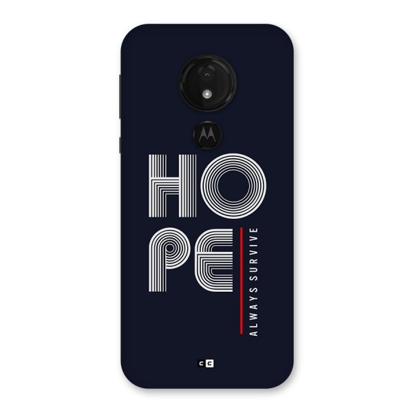 Hope Survives Back Case for Moto G7 Power