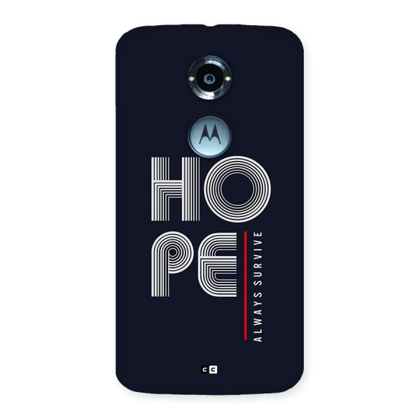 Hope Survives Back Case for Moto X2