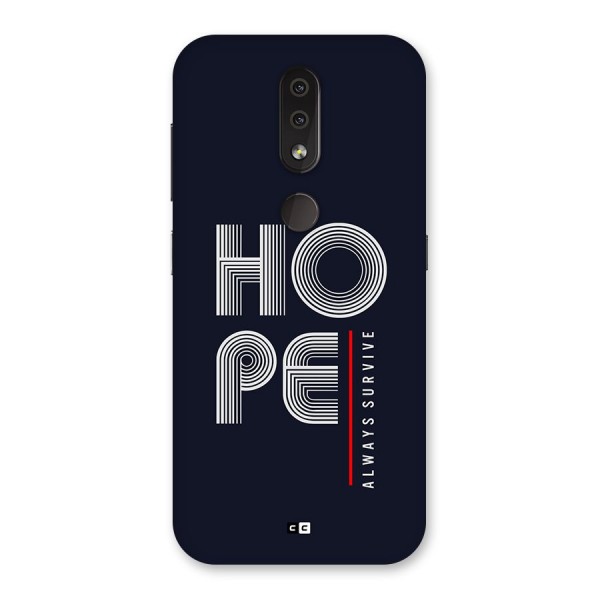 Hope Survives Back Case for Nokia 4.2