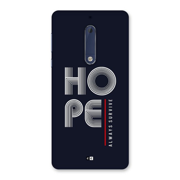 Hope Survives Back Case for Nokia 5