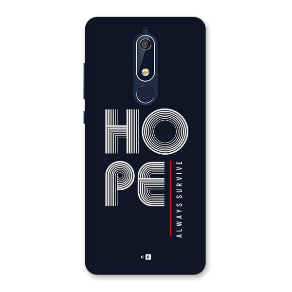 Hope Survives Back Case for Nokia 5.1