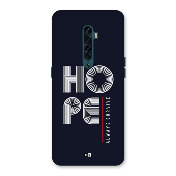 Hope Survives Back Case for Oppo Reno2