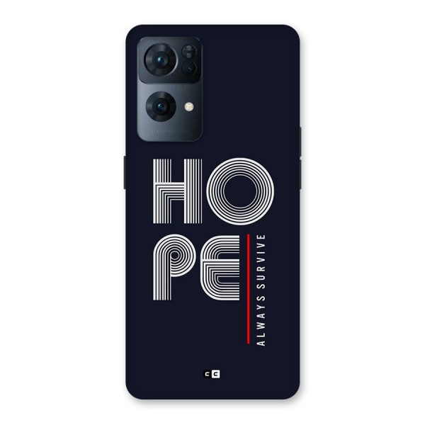 Hope Survives Back Case for Oppo Reno7 Pro 5G