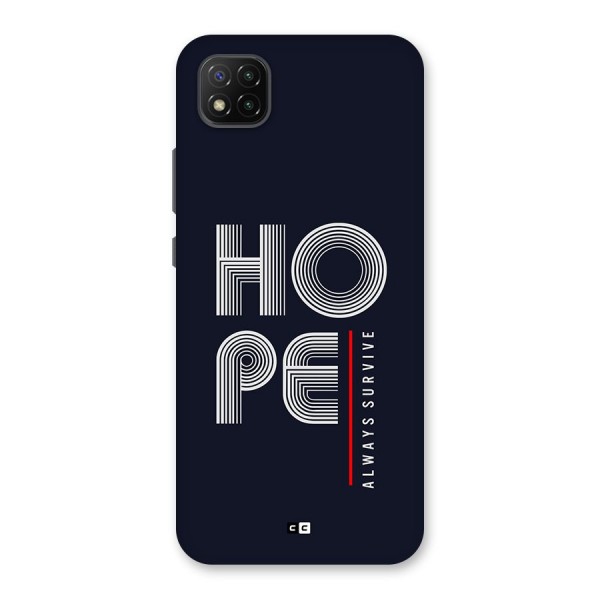 Hope Survives Back Case for Poco C3