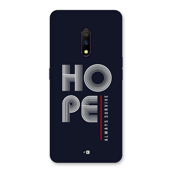 Hope Survives Back Case for Realme X