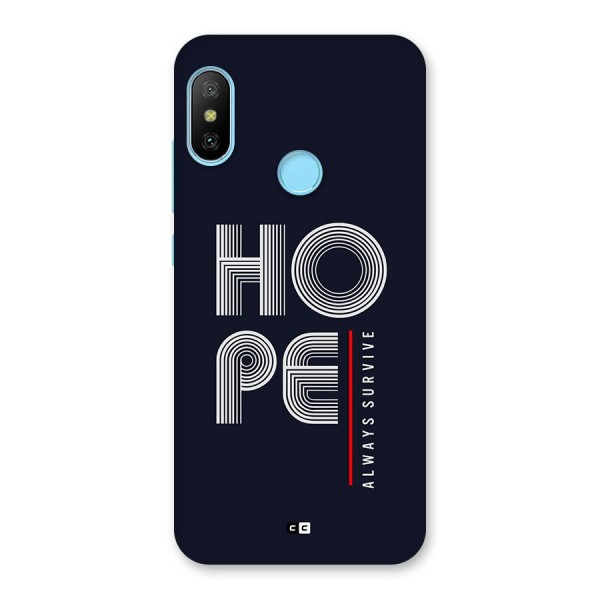 Hope Survives Back Case for Redmi 6 Pro