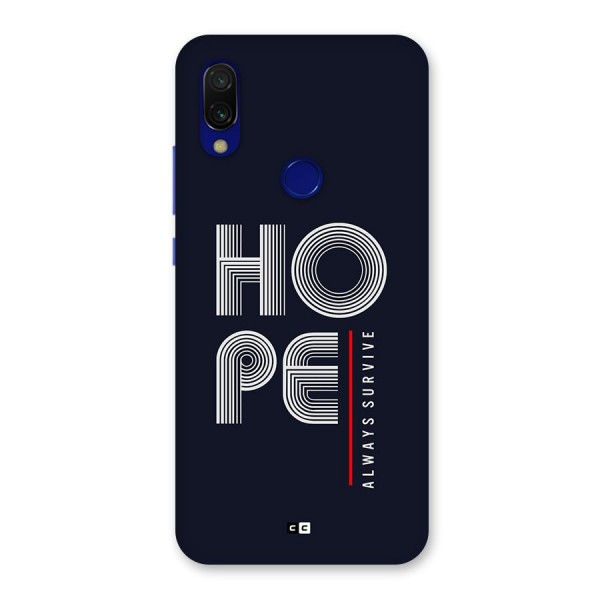 Hope Survives Back Case for Redmi 7