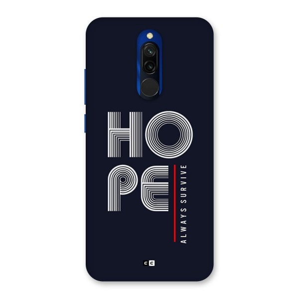 Hope Survives Back Case for Redmi 8