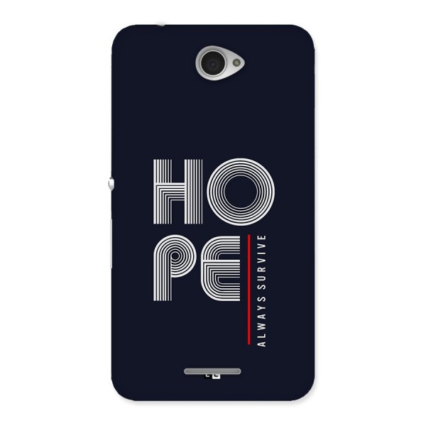 Hope Survives Back Case for Xperia E4