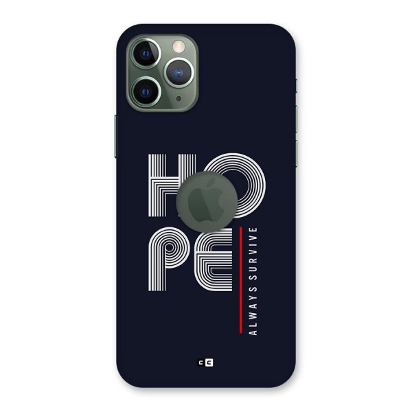 Hope Survives Back Case for iPhone 11 Pro Logo Cut