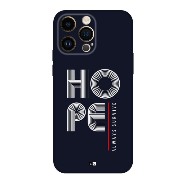 Hope Survives Back Case for iPhone 14 Pro Max