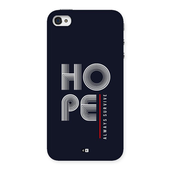 Hope Survives Back Case for iPhone 4 4s