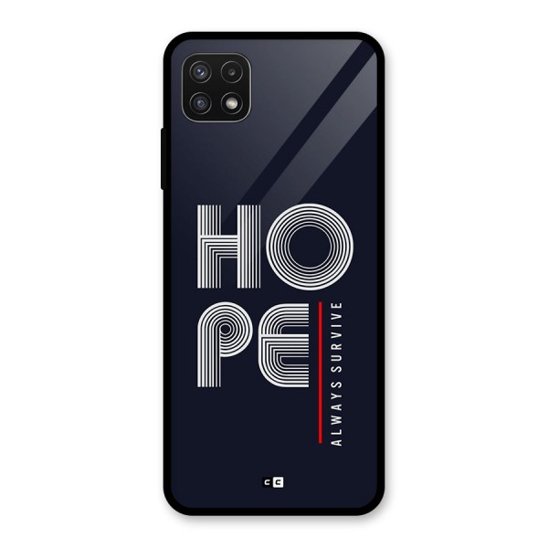 Hope Survives Glass Back Case for Galaxy A22 5G